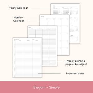 Agende Personalizzate Non Datate per Insegnanti, Quaderni di Valutazione, Pianificatori di Lezioni e Organizzatori Giornalieri per Insegnanti, Forniture per Aula e Regali di Apprezzamento - Product Image 5