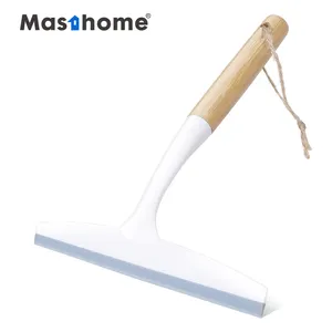 Masthome Eco Friendly Tpr & Bamboo Series Window Squeegee Glass Cleaning Wiper Shower Squeegee