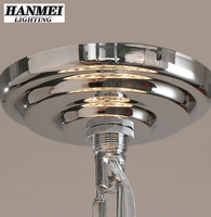Lustre LED en verre coloré artisanal français de Murano, hauteur réglable, style médiéval rétro luxueux