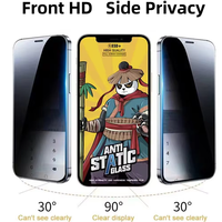 Protecteur d'écran anti-espion en verre trempé ESD pour iphone 16 Pro Max 17 air Redmi 12C 13C 10C Note 12 13 Pro Panda Glass
