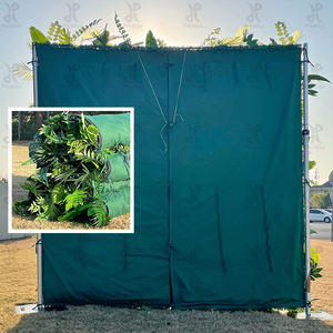 Обещание оптовая продажа PE пластик зеленая трава панель в продаже искусственных растений конфиденциальности завод цветок настенный светильник для украшения сада - Product Image 4