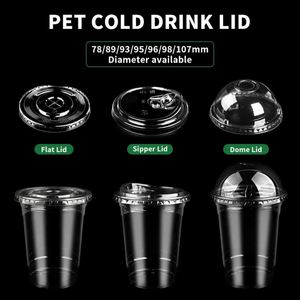 Vasos PET Transparentes Personalizados con Logotipo, de Pared Simple, 8oz, 9oz, 10oz, 12oz, 16oz, 20oz, 24oz, para Café, Té, Comida, Cerveza, Personalizados en China - Product Image 3