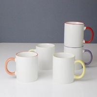 Mug en céramique en porcelaine LEXI 11 oz, classique et moderne, couleur personnalisée, logo, compatible micro-ondes et lave-vaisselle, usage domestique, café, OEM