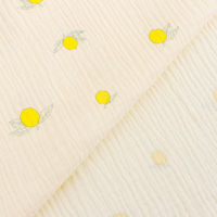 XNZTEX JURAVICHY JF2693 Hochwertiger 100% Baumwoll-Doppellagiger Musselin-Stoff Kundenspezifisch Bedruckt für Babywindeln Handtücher Kleidung