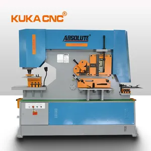 Q35Y Hydraulic ironworker with metal steel plate angle cutting hole punching combined iron worker shearing Hydraulic Ironworker