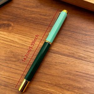 High-Grade <b>Green</b> Metal Rollerball <b>Pen</b> Multi-Colored/Black Ink 1.0Mm Tip Custom Logo Corporate Gifts Signatures Modern Portable - Product Image 4