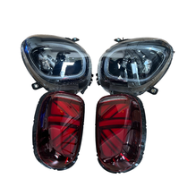 Pour Mini F60/R60/R56/F56/F55 : Ensemble de phares 12V 70W 6000 Lumens 7500K, feux de croisement et de route