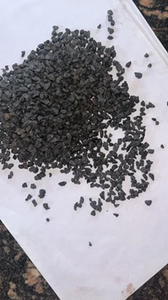 <b>Black</b> Emery Grain Abrasive Media High Hardness for Sandblasting Surface Preparation Grinding <b>Polishing</b> Industrial Use - Product Image 2
