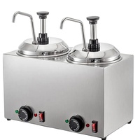 Distributeur de beurre et de chocolat carré en acier inoxydable, pompe à sauce électrique, machine à faire fondre le fromage