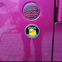 Badge automobile en métal 3D 4x4, emblèmes d'emblème rond, décalcomanies pour Jeep Wrangler véhicules camions