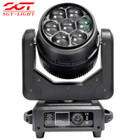 Fabrika Çıkışlı Mini Arı Gözü Zoom Lambası 7x40W Arı Gözleri 16bit Hareketli Strobe Işın Yıkama Efekti Düğün Parti Gösterisi için