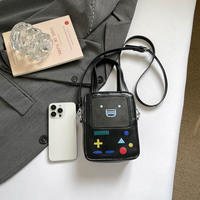 Sac à bandoulière Y2K Kawaii Gameboy en PU brillant et coloré, design original et amusant, sac Ita pour console de jeu