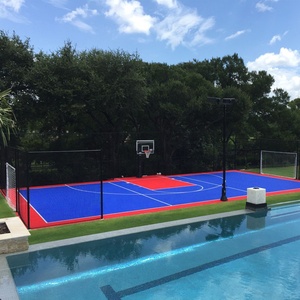 Canchas Deportivas de Losetas, Instalación de Canchas de Tenis y Baloncesto en Venta, 10x22 pies, Canchas Deportivas para Exteriores - Product Image 2