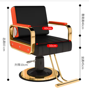 Sillón de Barbería Moderno y Contemporáneo de Acero Inoxidable para Salones, Barberías, Spas, Peluquerías y Salones de Belleza - Product Image 6
