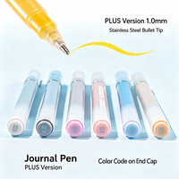 Stylo gel pailleté 72 couleurs, pointe bille 1,0 mm, pour journal, coloriage, dessin, fournitures artistiques