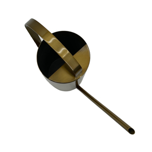 Arroseur de jardin moderne en acier inoxydable pour bain de nénuphar Pot de plantes noir à arrosage automatique pour plante de jardin d'école intérieure - Product Image 4