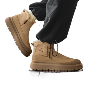 Botas de Nieve Unisex para Invierno, Forradas de Felpa, con Suela Gruesa Antideslizante, Botines para Caminar al Aire Libre - Product Image 4