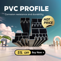 Profilés d'extrusion de PVC 100mm personnalisés Feuille de profil en plastique UPVC pour clôture et salle de bain Pièces d'extrusion en plastique