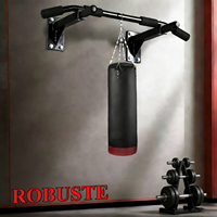 Barre de traction murale en acier pour salle de sport à domicile, portable, multi-prises, écologique, antidérapante, couleur personnalisée