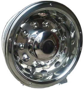 Tapacubos de Acero Inoxidable 304 Pulido de 22.5 Pulgadas Huiying, de Venta Caliente, para Simuladores de Ruedas de Camiones y Autobuses <span class=keywords><strong>VOLVO</strong></span> - Product Image 1