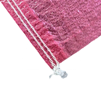 Sacs tissés en polypropylène transparent rouge respirants pour pommes de terre, oignons, carottes, maïs – Sacs d'emballage en PP tissé 25kg 50kg 100kg
