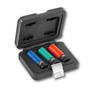 USAG - U02700106 Assortiment avec douilles à chocs pour jantes avec protection PTFE dans boîte modulaire (3 pièces) FREINS ET ROUES - Product Image 1
