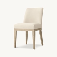 Ensemble de table à manger rectangulaire 8 places en teck massif, écologique, durable, avec base à chevalet géométrique sculptée, mobilier moderne pour la maison