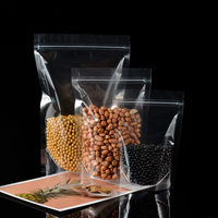 Sachet Doypack Transparent Personnalisé Imprimé sur Trois Côtés, Résistant à la Chaleur, avec Fermeture Ziplock, pour Aliments pour Animaux et Chewing-gum