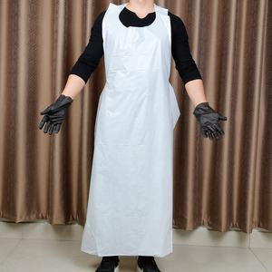 Tabliers en plastique transparents imperméables de LDPE pour les salons de coiffure - Product Image 1