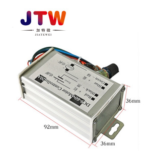 JTW DC <b>Motor</b> <b>Controller</b> 48V 60V 20A PWM Speed Control For Electric <b>Motor</b> - Product Image 1