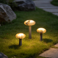 Lampe de jardin en forme de champignon, éclairage décoratif extérieur, lampadaire de jardin créatif en marbre, étanche