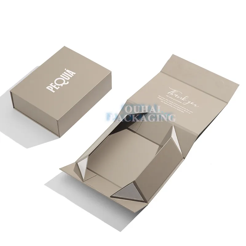 Kotak lipat kertas kaku ramah lingkungan desain cetak kedua sisi Logo merek anda kotak hadiah magnetik untuk tempat tidur