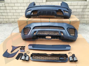 Kits de carrocería de piezas de reacondicionamiento de coche Youkiss para Land Rover <span class=keywords><strong>Evoque</strong></span> Upgrade <span class=keywords><strong>SVR</strong></span> con difusor trasero de rejilla con puntas Flog Lamp Grille - Product Image 3