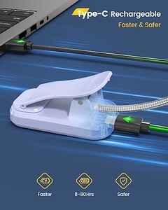 ไฟอ่านหนังสือแบบพกพาขนาดเล็ก 1W LED USB ป้องกันแสงสีฟ้า ช่วยให้นอนหลับสบาย แสงสีแดง 620/660/670 นาโนเมตร สำหรับอ่านหนังสือข้างเตียง - Product Image 3