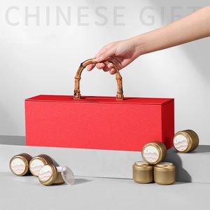 Tùy Chỉnh Bán Buôn Rỗng Đặc Biệt Giấy Hộp Quà Tặng Với 12 Lon Nhỏ Sang Trọng Cứng Nhắc Xử Lý Hộp Cho Trà Bao Bì - Product Image 3