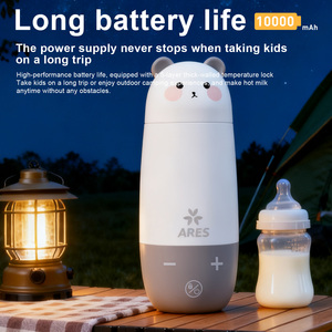 מחמם בקבוקים נייד USB לנסיעות, חימום מהיר לחלב אם ותחליפי חלב, יצרן ציוד מקורי, ציוד האכלה לתינוקות, מחמם חלב מהיר - Product Image 3