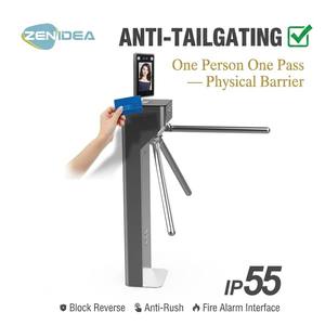 Tourniquet mécanique à trois bras <span class=keywords><strong>ZEN</strong></span>-TT2718, 8 millions de cycles, 304 #   Barrière anti-collision SS pour station de métro et salle de sport - Product Image 1