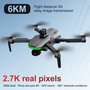 โดรน S155 Long Fly 3 แกนกันสั่น รองรับกล้อง 4K HD พร้อม GPS บลัชเลส ถ่ายภาพทางอากาศ ควบคุมด้วยรีโมทคอนโทรล เหมาะสำหรับมือใหม่ พับเก็บได้ ระยะบิน 5 กม. - Product Image 6