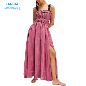 Nouveau design personnalisé, robe longue d'été en dentelle, robe légère, robes élégantes et décontractées pour femmes - Product Image 1