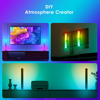 Lampe de bureau LED Tcwin Smart APP RGB avec rythme musical pour salon, chambre à coucher, décoration murale TV et jeux