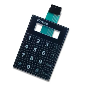 Membrane Keyboard Switch Manufacturer 4*3 Keys Keyboard Panel Membrane Switch