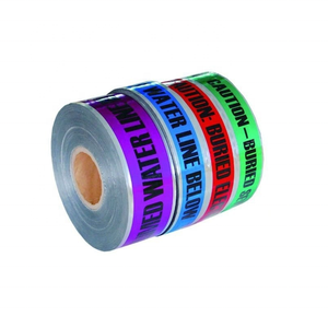 Ruban d'avertissement souterrain détectable en aluminium du fabricant - Product Image 1