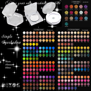 Eyeshadow Tunggal dengan Logo Kustom, Glitter Shimmer Highlight Matte, Pigmen Tinggi, Tahan Lama, Tahan Air - Product Image 3