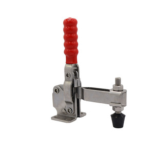 Stainless Steel <b>Quick</b> <b>Clamp</b> Vertical Type GH-12130-SS Tooling Fixture Welding Positioning <b>Clamp</b> - Product Image 2