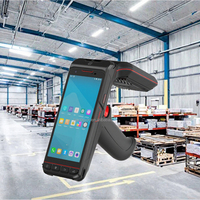 Escáner de código de barras USB 1D/2D industrial, lector RFID de mano de largo alcance de 20m, almacén PDA para códigos QR, stock de largo alcance de 20m