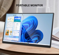 Monitor Portátil con Pantalla Táctil OSCAN de 18.5 Pulgadas, 100% sRGB IPS, Pantalla Ancha, Tipo C, para Juegos, Viajes, Steam Deck, Laptop, Switch, PS4/PS5
