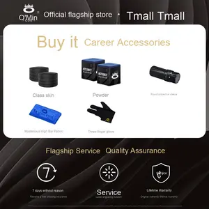 Queue de billard à neuf boules de style américain Queue de billard noire à grosse tête avec manche en érable pour les sports de piscine - Product Image 5