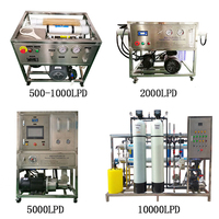 Systèmes de dessalement unité conteneurisée de machine de dessalement d'eau de mer dessalement pour l'eau salée