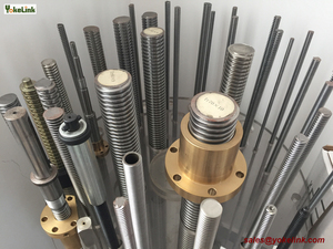 Tùy chỉnh TR8 ~ tr120 CNC gia công mang Đồng hạt hình thang thép không gỉ/Carbon thép din103 Acme dẫn vít chủ đề <span class=keywords><strong>Rod</strong></span> - Product Image 5