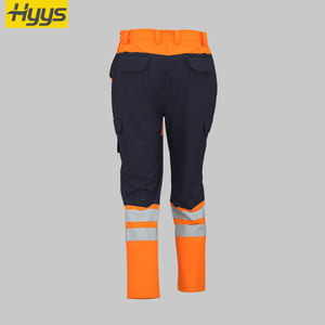 Winter Warnschutz-Arbeitshose mit Reflektorstreifen, Wasserdichte Sicherheitshose für Verkehr und Straßenbau - Product Image 6